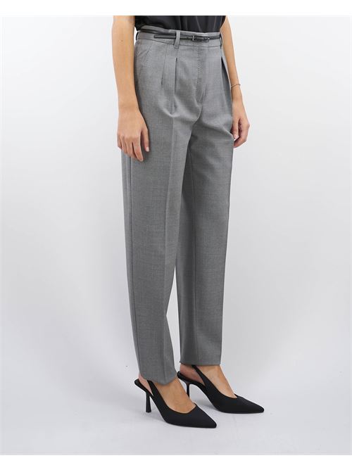 Pantalone in lana con cintura Max Mara Studio MAX MARA STUDIO | Pantalone | PROSIT10